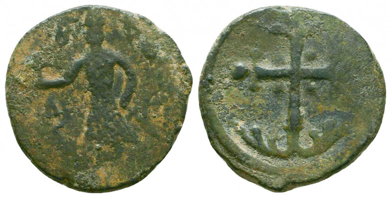 CRUSADER COINS. Coins Of The Crusades. Edessa. Edessa, Baldwin II, Æ Follis.
Ref...