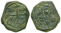 Crusaders, Antioch. Tancred (Regent, 1101-03, 1104-12). Æ Follis.
Reference:
Condition: Very Fine

Weight: 3.5 gr
Diameter: 21 mm