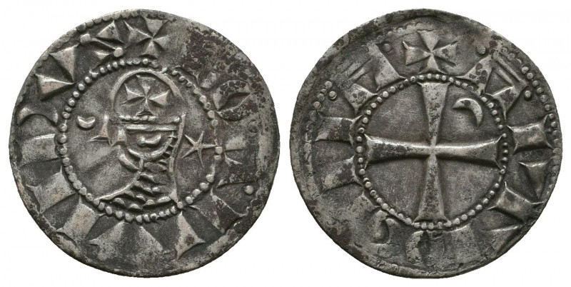 CRUSADERS. Antioch. Bohémond III, 1163-1201. Denier.
Reference:CCS 66a.
Conditio...