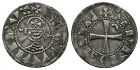 CRUSADERS. Antioch. Bohémond III, 1163-1201. Denier.
Reference:CCS 66a.
Condition: Very Fine

Weight: 0.9 gr
Diameter: 18 mm