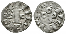 Melgueil 5-Piece Lot of Certified Anonymous Deniers ND (12th-13th Century).
Reference:AU50 NGC
Condition: Very Fine

Weight: 1.1 gr
Diameter: 17 mm