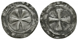 Medieval
France, Provincial. Auvergne, Le Puy. Anonymous. ca. 1050 - 1200. AR denier.
Reference:Boudeau 372
Condition: Very Fine

Weight: 0.9 gr
Diame...