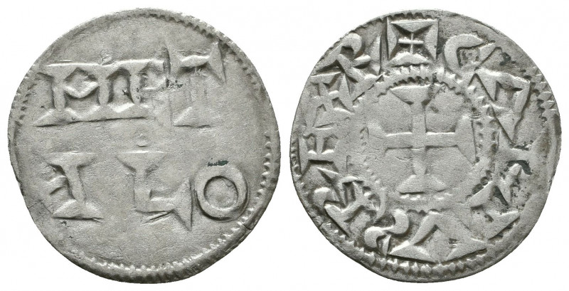 Medieval, France-Allemagne. Anonym, Denier.
Reference:
Condition: Very Fine

Wei...