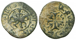 ARMENIA, Cilician Armenia. Royal. Smpad. 1296-1298. Æ Pogh.
Reference:AC 412-3; CCA 1719
Condition: Very Fine

Weight: 2.3 gr
Diameter: 19 mm