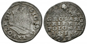 Poland (Lithuania) 1593 silver 3 Groschen of Sigmund III.
Reference:NGC Graded AU 58
Condition: Very Fine

Weight: 2.3 gr
Diameter: 20 mm