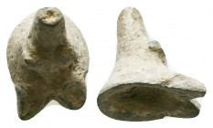 Ancient Roman bronze bull foot,
Reference:
Condition: Very Fine

Weight: 7.0 gr
Diameter: 19 mm