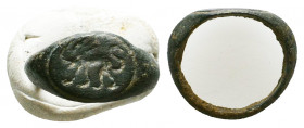 Ancient Roman seal ring,
Reference:
Condition: Very Fine

Weight: 3.7 gr
Diameter: 21 mm