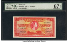 Bermuda Bermuda Government 10 Shillings 1.10.1966 Pick 19c PMG Superb Gem Unc 67 EPQ. 

HID09801242017

© 2020 Heritage Auctions | All Rights Reserved...