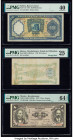 Bolivia Banco Central 10,000 Bolivianos 16.3.1942 Pick 137 PMG Extremely Fine 40; Mexico El Estado de Chihuahua 50 Centavos; 1 Peso 1915 Pick S527a; S...