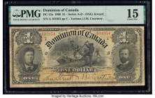 Canada Dominion of Canada $1 31.3.1898 Pick 24 DC-13a PMG Choice Fine 15. 

HID09801242017

© 2020 Heritage Auctions | All Rights Reserved