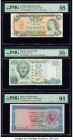 Canada, Cyprus, Egypt, Ireland, Isle of Man & South Vietnam Group Lot of 6 Graded Examples PMG Choice About Unc 58; About Uncirculated 55 EPQ; Choice ...