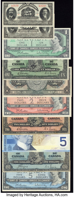 Canada and Mexico Group Lot of 18 Examples Fine-Crisp Uncirculated. 

HID0980124...