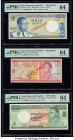 Congo Democratic Republic Banque Nationale du Congo 1000 Francs; 50 Makuta; 5 Zaires = 500 Makuta 1.8.1964; 21.1.1970; 1.9.1968 Pick 8s; 11s2; 13s2 Th...