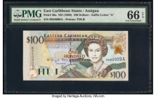 East Caribbean States Central Bank, Antigua 100 Dollars ND (1998) Pick 36a PMG Gem Uncirculated 66 EPQ. 

HID09801242017

© 2020 Heritage Auctions | A...