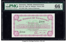 Guernsey States of Guernsey 10 Shillings 1.7.1966 Pick 42c PMG Gem Uncirculated 66 EPQ. 

HID09801242017

© 2020 Heritage Auctions | All Rights Reserv...