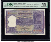 India Reserve Bank of India 100 Rupees ND (1962-67) Pick 45 Jhun6.7.4.2 PMG About Uncirculated 55. Minor rust and staple hole at issue are noted on th...