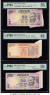 Error Examples India Reserve Bank of India 50; 10; 50 Rupees ND (1997); 2010; 2012 Pick 90b; 95t; 104b Three Examples PMG About Uncirculated 55; Uncir...