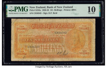 New Zealand Bank of New Zealand 10 Shillings 1.10.1931 Pick S232a PMG Very Good 10. 

HID09801242017

© 2020 Heritage Auctions | All Rights Reserved