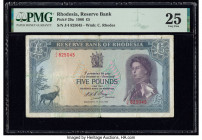 Rhodesia Reserve Bank of Rhodesia 5 Pounds 1.7.1966 Pick 29a PMG Very Fine 25. 

HID09801242017

© 2020 Heritage Auctions | All Rights Reserved