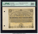 Scotland Commercial Bank of Scotland Ltd. 1 Pound 1.7.1886 Pick S315acts Color Trial Specimen PMG Choice About Unc 58 EPQ. 

HID09801242017

© 2020 He...