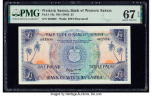 Western Samoa Bank of Western Samoa 1 Pound ND (1963) Pick 14a PMG Superb Gem Unc 67 EPQ. 

HID09801242017

© 2020 Heritage Auctions | All Rights Rese...