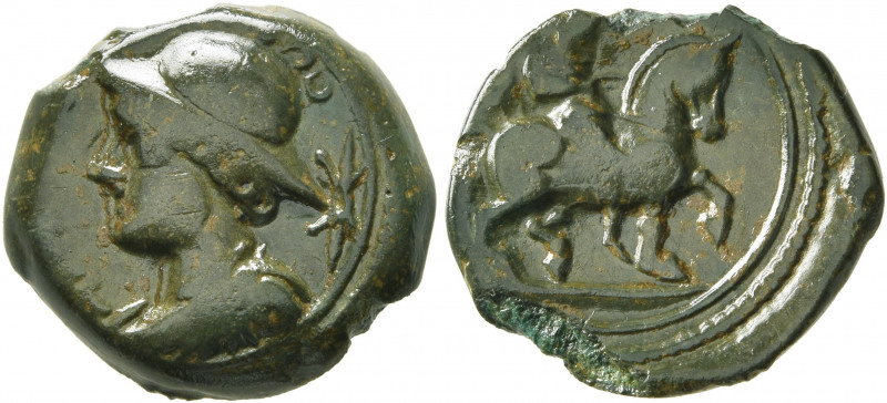 NORTHEAST GAUL. Atrebates. Circa 60-30/25 BC. AE (Bronze, 17 mm, 2.43 g, 1 h). [...