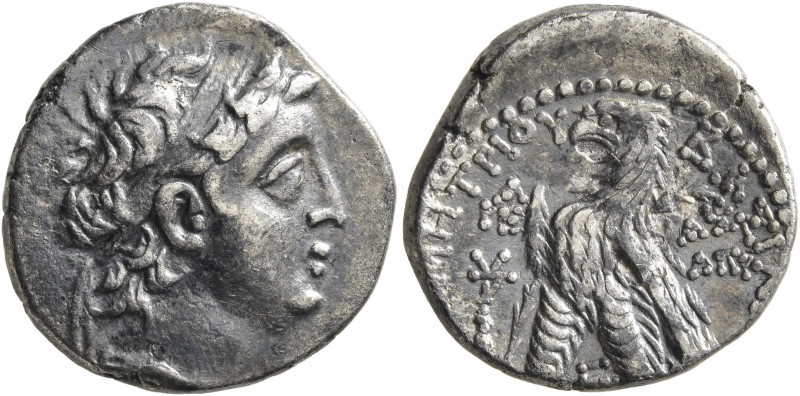 SELEUKID KINGS OF SYRIA. Demetrios II Nikator, second reign, 129-126/5 BC. Didra...