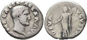 Galba, 68-69. Denarius (Silver, 19 mm, 2.83 g, 7 h), Rome, circa July 68-January 69. IMP SER GALBA CAESAR AVG Laureate and draped bust of Galba to rig...