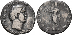 Otho, 69. Denarius (Silver, 18 mm, 3.05 g, 6 h), Rome, 15 January-16 April 69. IMP M OTHO CAESAR [AVG TR P] Bare head of Otho to right. Rev. SECVRITAS...