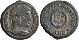 Constantine I, 307/310-337. Follis (Silvered bronze, 19 mm, 4.00 g, 6 h), Heraclea, 324. CONSTAN-TINVS AVG Laureate head of Constantine I to right. Re...