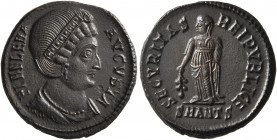 Helena, Augusta, 324-328/30. Follis (Bronze, 20 mm, 3.64 g, 12 h), Antiochia, 327-329. FL HELENA AVGVSTA Diademed and draped bust of Helena to right. ...
