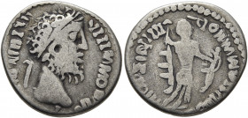 UNCERTAIN GERMANIC TRIBES, Pseudo-Imperial coinage. Early 3rd to mid 4th centuries. Denarius (Silver, 17 mm, 2.31 g, 12 h), Taman Peninsula. Stage 1, ...