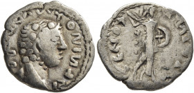 UNCERTAIN GERMANIC TRIBES, Pseudo-Imperial coinage. Early 3rd to mid 4th centuries. Denarius (Silver, 17 mm, 2.13 g, 5 h), Taman Peninsula. Stage 1, i...