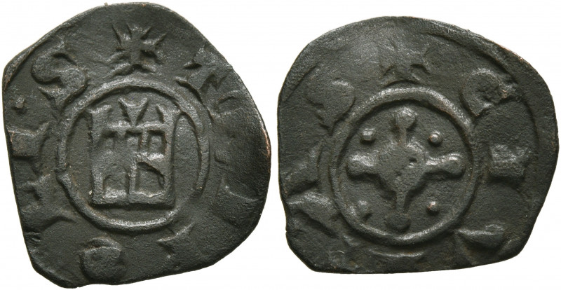 CRUSADERS. County of Tripoli. Bohémond V, 1233-1251. Pougeoise (Bronze, 16 mm, 0...