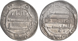 ISLAMIC, 'Abbasid Caliphate. Al-Mahdi, AH 158-169 / AD 775-785. Dirham (Silver, 24 mm, 2.91 g, 12 h), citing al-Mahdi as 'al-Khalifa', Madinat al-Sala...