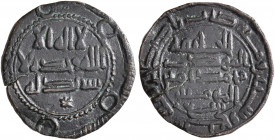 ISLAMIC, 'Abbasid Caliphate. temp. Al-Mahdi, AH 158-169 / AD 775-785. Fals (Bronze, 17 mm, 1.41 g, 7 h), citing the caliph al-Mahdi and with 'Rabi' ('...