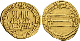 ISLAMIC, 'Abbasid Caliphate. temp. Al-Rashid, AH 170-193 / AD 786-809. Dinar (Gold, 19 mm, 3.93 g, 10 h), citing 'Mimma Amira bihi al-Amir al-Amin Muh...