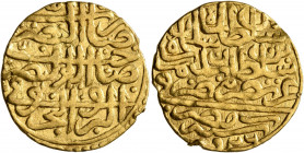 ISLAMIC, Ottoman Empire. Sulayman I Qanuni ('the Lawgiver'), AH 926-974 / AD 1520-1566. Sultani (Gold, 20 mm, 3.47 g, 1 h), Misr, AH 926 = AD 1520. Pe...