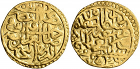 ISLAMIC, Ottoman Empire. Sulayman I Qanuni ('the Lawgiver'), AH 926-974 / AD 1520-1566. Sultani (Gold, 20 mm, 3.47 g, 7 h), Baghdad, AH 926 = AD 1520....