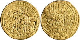 ISLAMIC, Ottoman Empire. Sulayman I Qanuni ('the Lawgiver'), AH 926-974 / AD 1520-1566. Sultani (Gold, 21 mm, 3.47 g, 7 h), Misr, AH 932 = 1525/6. Per...