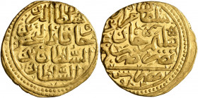 ISLAMIC, Ottoman Empire. Murad III, AH 982-1003 / AD 1574-1595. Sultani (Gold, 20 mm, 3.44 g, 3 h), Misr, AH 982 = AD 1574. Pere 274. Sultani 9643. St...