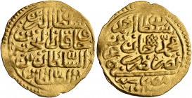 ISLAMIC, Ottoman Empire. Ahmad I, AH 1012-1026 / AD 1603-1617. Sultani (Gold, 21 mm, 3.48 g, 6 h), Misr, AH 1013 = AD 1604/5. Pere 358. Sultan 9782. R...