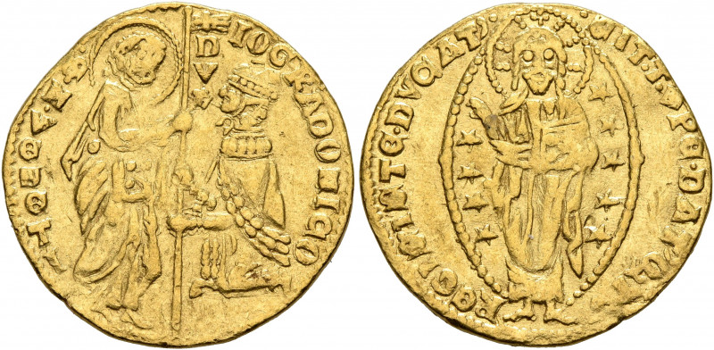 ITALY. Venezia (Venice). Giovanni Gradenigo, 1355-1356. Ducato (Gold, 20 mm, 3.4...