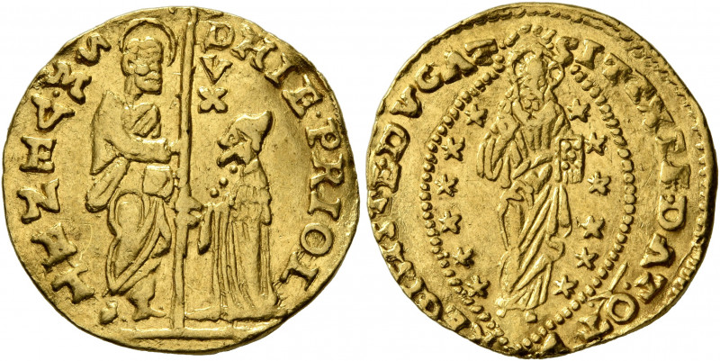 ITALY. Venezia (Venice). Girolamo Priuli, 1559-1567. Zecchino (Gold, 20 mm, 3.45...
