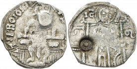 SERBIA. Stefan Uros IV Dusan, as Tsar, 1345-1355. Gros (Silver, 18 mm, 1.16 g, 3 h), 'sword' type. + RЄX RIA ST IP ROIOM ('King of Raska, Stefan Emper...