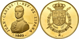 SPAIN, Reino de España. Juan Carlos, 1975-2014. Medal (Gold, 45 mm, 34.05 g, 12 h), proclamation issue, 1975. JUAN - CARLOS • I • REY • DE • ESPAÑA - ...