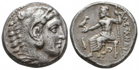Alexander III AR Drachm, Kolophon
Kings of Macedon. Alexander III 'the Great' (336-323 BC). AR . Kolophon mint, c. 322-319 BC.
Obv. Head of Herakles r...