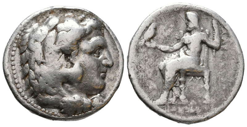 KINGS of MACEDON. Alexander III ‘the Great’. 336-323 BC. AR . Babylon mint. Stru...