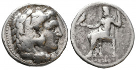 KINGS of MACEDON. Alexander III ‘the Great’. 336-323 BC. AR . Babylon mint. Struck under Perdikkas, circa 323-320 BC. Head of Herakles right, wearing ...