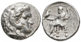 Macedonian Kingdom. Alexander III 'the Great'. Silver , 336-323 BC. Babylon, probably struck under Antigonos I Monophthalmos, ca. 315-312 BC. Head of ...